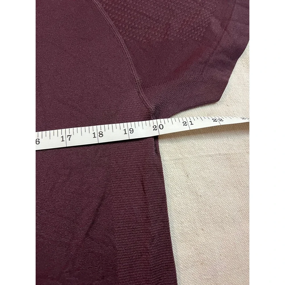 YoungLA Immortal Seamless Shirt Mens Medium Burgundy Maroon Athletic Gym Tee